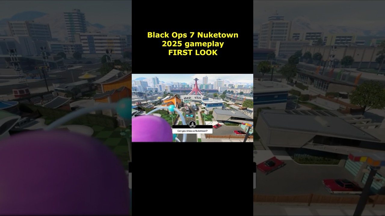 ПЕРВЫЙ ВЗГЛЯД на игровой процесс Black Ops 7 Nuketown 2025 (многопользовательская карта BO7 Nuket...