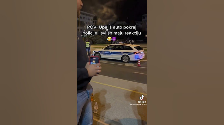 Upqlio je auto Pred policijom i ovo se desilo