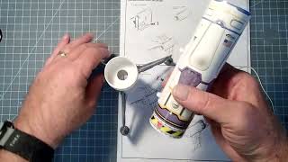 Estes "MAV" model rocket assembly