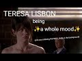 Teresa Lisbon being a whole mood (and one irritating patrick jane in the background)
