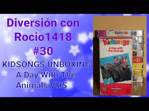 KIDSONGS UNBOXING: A Day With The Animals VHS