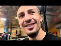 JAIME MUNGUIA SPARRING PARTNER JAVIER MARTINEZ REACTION TO CANELO WIN ESNEWS BOXING