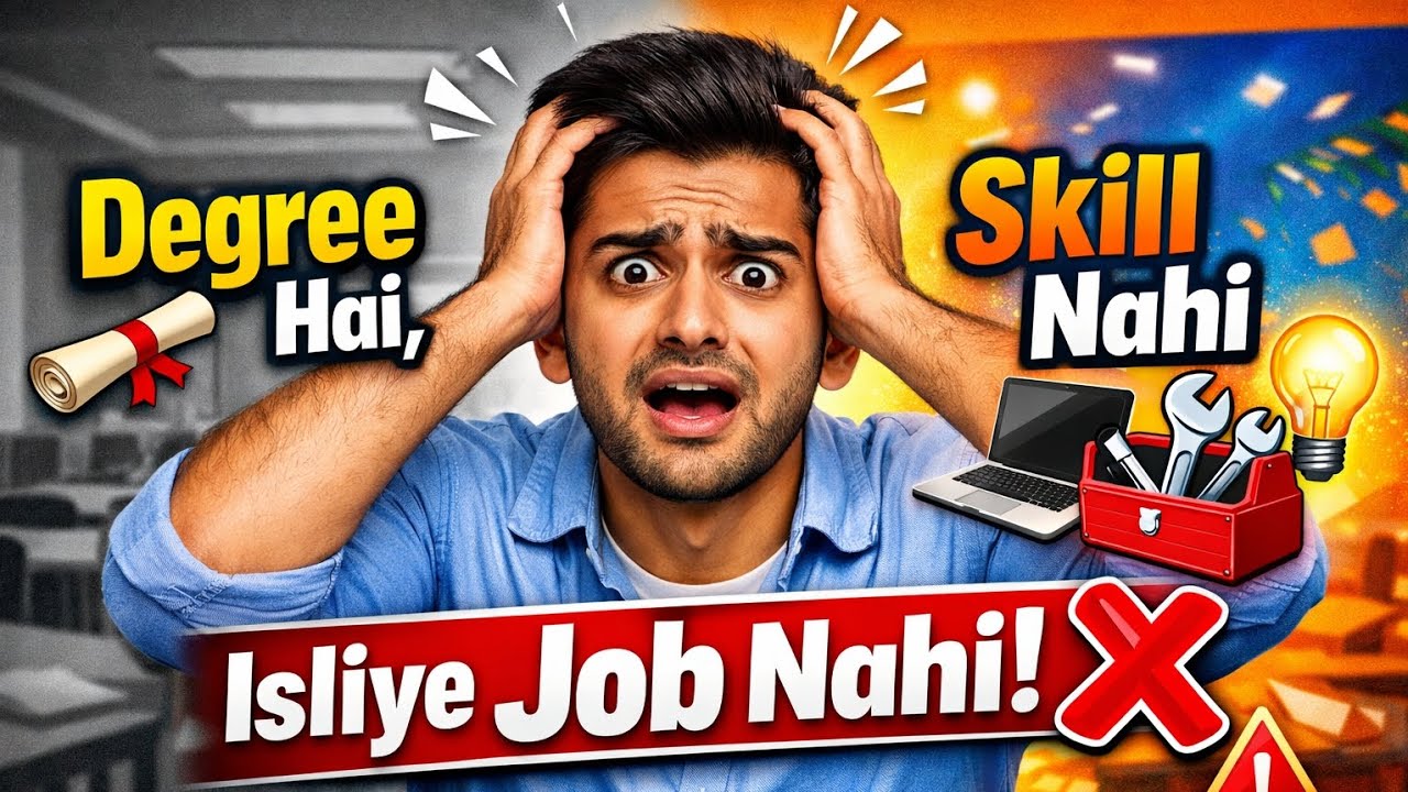 Degree Hai Skill Nahi Isliye Job Nahi ?