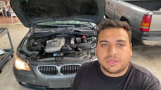 BMW 525I VALVE COVER GASKET REPLACEMENT
