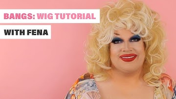 Drag Queen Fena Barbitall Bangs | DIY Wig Tutorial