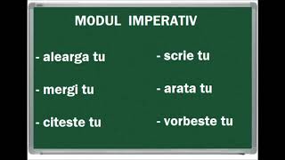Modul Imperativ Exemple Exercitii Propozitii Youtube