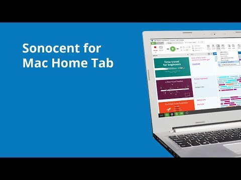 Sonocent for Mac Home Tab