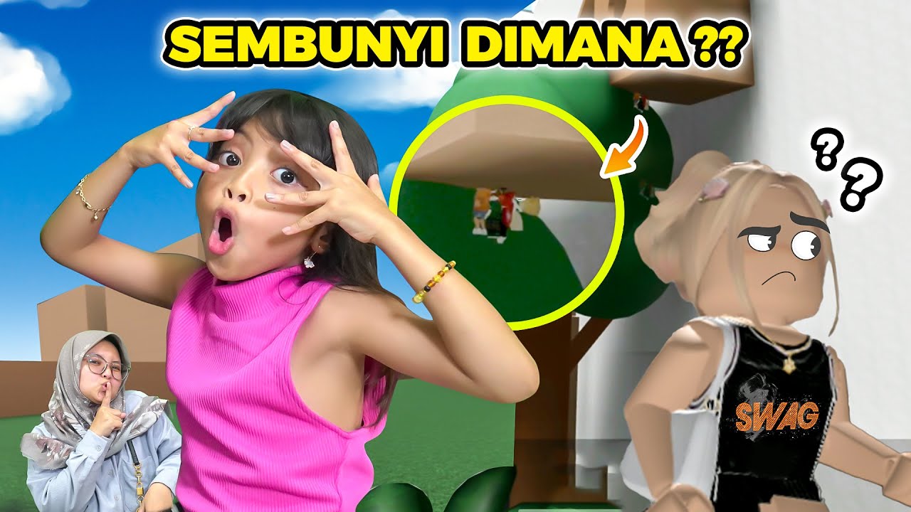 HANYA LEIKA YANG TAU LEIKA SEMBUNYI BARENG BUNDA DAN TOMPEL 