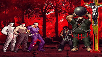 [KOF MUGEN] Ryuki Yamazaki Vs Korean Team