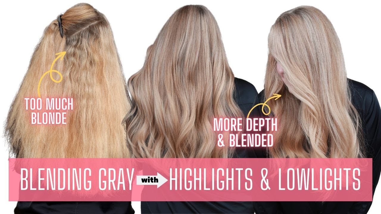 Foil Highlights & Lowlights Hair Tutorial #foilhighlights # ...