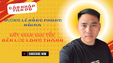 Tiến độ đường Lê Hồng Phong nối dài ra nút giao Cao tốc Bến Lức Long Thành- Cảng Phước An Nhơn Trạch