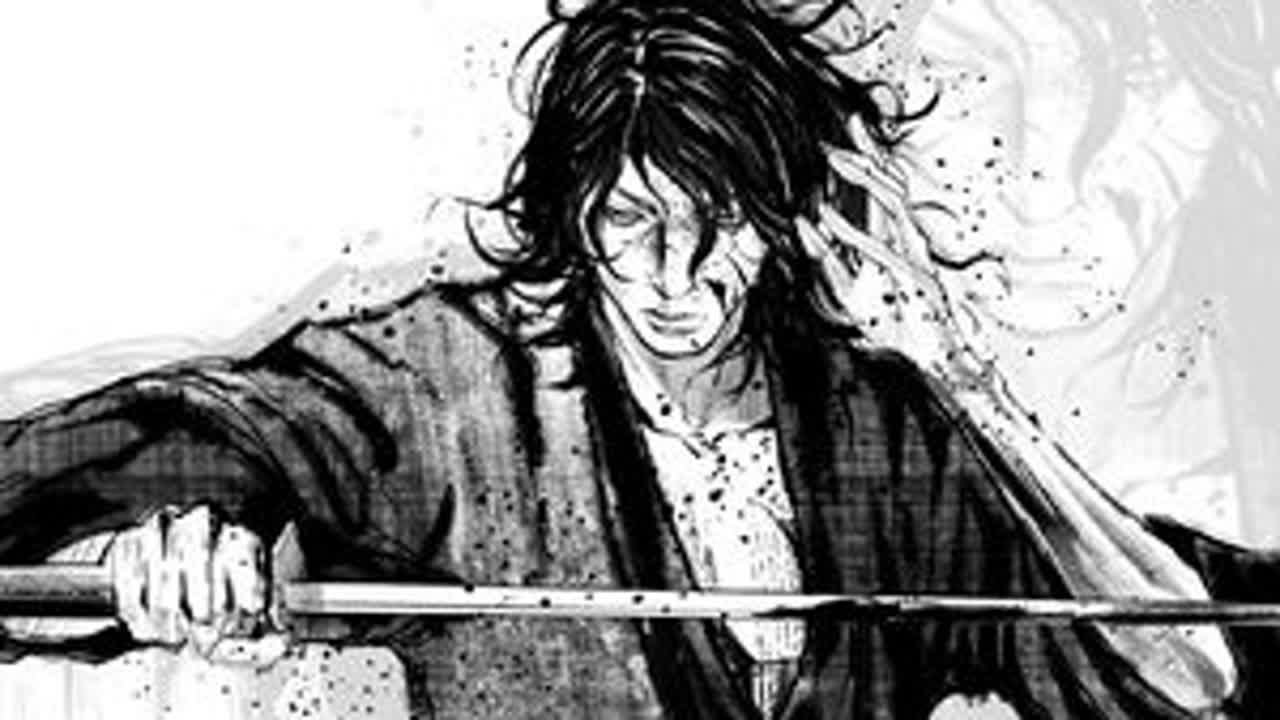 传奇漫画家的绘画秘诀：水墨画笔下的独特美！ #水墨风#井上雄彦#浪客行