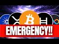 CRYPTO MARKET CRASH UPDATE 🚨 | IF YOU HOLD PAY ATTENTION NOW (XRP, ADA, HBAR, BTC, ETH, ICP)