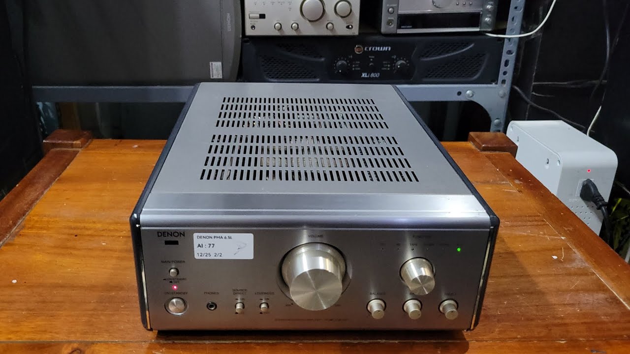 Denon PMA 6.5L amplifier, ideal for bookshelf speakers, delivers