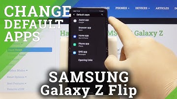How to Change Default Apps in SAMSUNG Galaxy Z Flip – Default Settings
