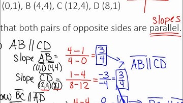 coordinate geometry with parallelograms video