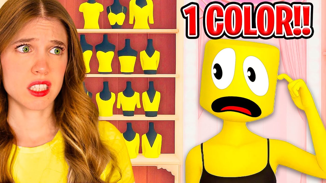 DRESS TO IMPRESS PERO *SÓLO DE UN COLOR* 🟡 | Roblox