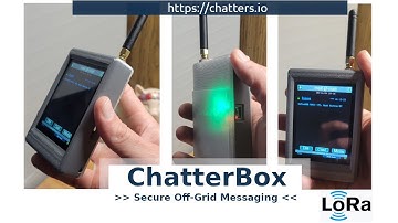 ChatterBox 3rd Prototype - Off-Grid LoRa Secure Texting with Mesh Capabilities
