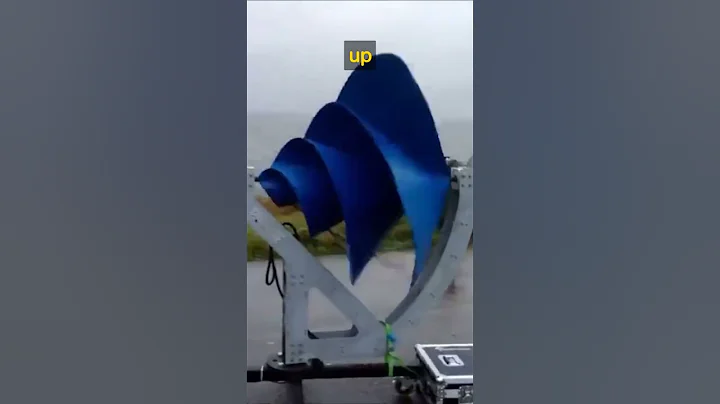 Efficient and Silent: Wind Turbine Generates 2,000 Watts for Home Use l Science News #shorts