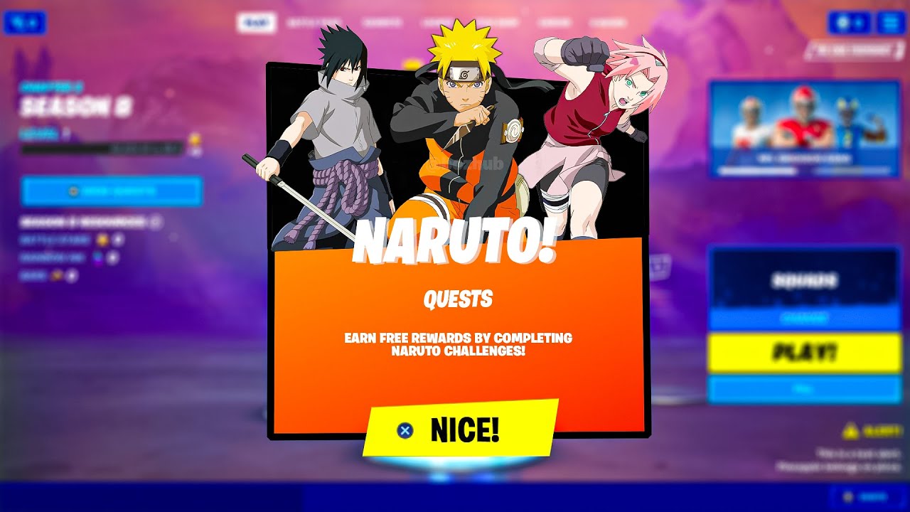 How To COMPLETE ALL THE NINDO NARUTO CHALLENGES in Fortnite! (The Nindo  Quests) 