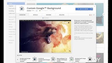 How to get a custom google Background Image (Awesome free trick)