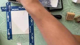 5 minute card making featuring distress ink