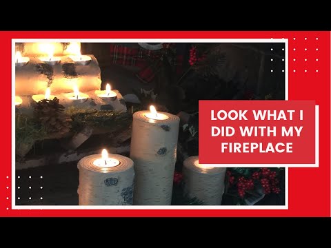 Video: ?DECORATING INSIDE MY FIREPLACE ?? ?