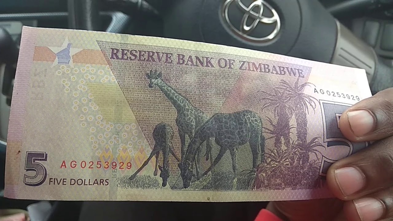 Zimbabwe 10 (Ten dollar) bond note features Bondnotes Bond Zimbabwe