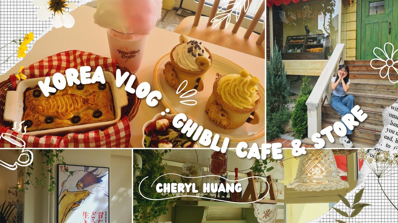 Korea Vlog : Ghibli Café & Store in Seoul [Ghibli fans must go !!]