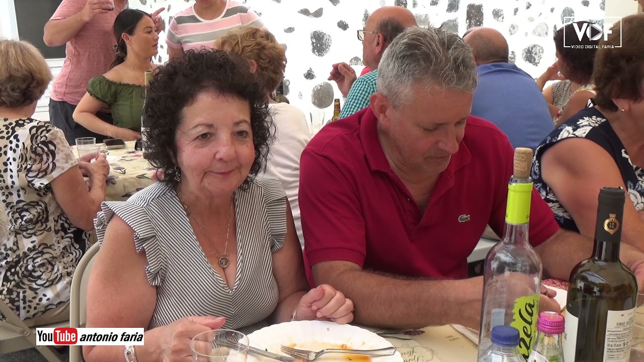 Almoço Emigrantes Fernanda e Artur Silveira na Fajã dos Vimes