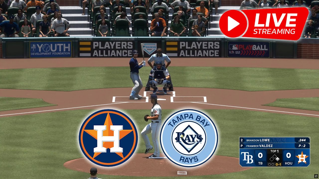 MLB LIVE🔴 Houston Astros vs Tampa Bay Rays- 29th May 2025 | MLB Full Game - MLB 25
