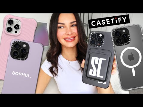CASETiFY iphone 16 case haul! *bioveg, ripple & clear case review