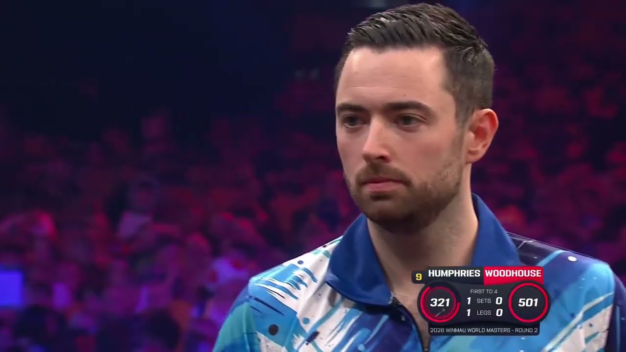 LUKE HUMPHRIES HITS A 9 DARTER!!!!! 2026 Winmau World Masters