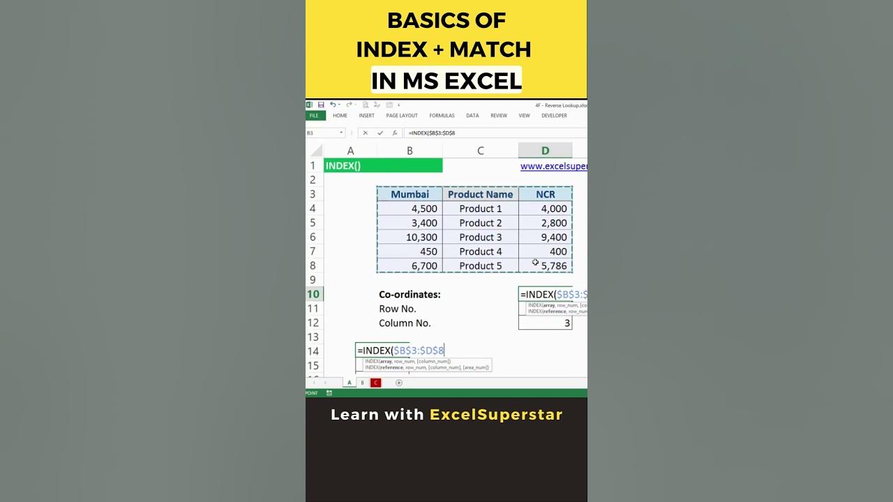 Basics Of Index Match Formula In Excel YouTube basics-of-index-match-formula-in-excel-youtube