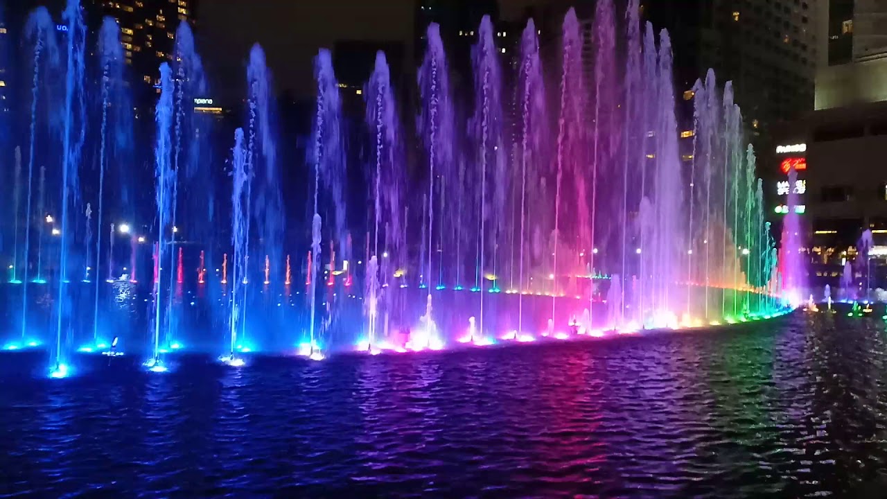 Water Fountain show at SURIA, KLCC, MALAYSIA YouTube
