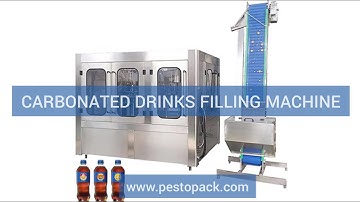 Automatic Carbonated Drinks Filling Machine PET Bottle Soft Drink Washing Filling Capping Machine