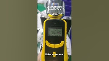 Gas Detector Portable type Co2 & O2 , Multi Gas Detector,inbuilt pump type www.muktainstruments.com