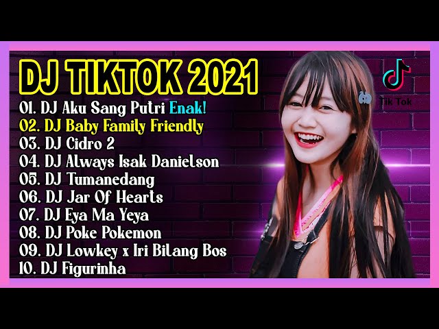 DJ TIKTOK TERBARU 2021 - DJ AKU SANG PUTRI FULL BASS VIRAL REMIX TERBARU 2021 class=