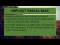 Implicit Racial Bias presentation