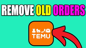 How To Remove Old Orders In Temu | Delete Temu Order History