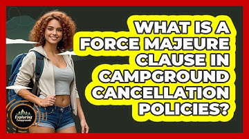 What Is A Force Majeure Clause In Campground Cancellation Policies? - Exploring Campgrounds