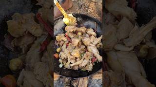 Chicken Curry at my khet viral tranding youtubeshorts shortsyoutube chickenrecipes chicken