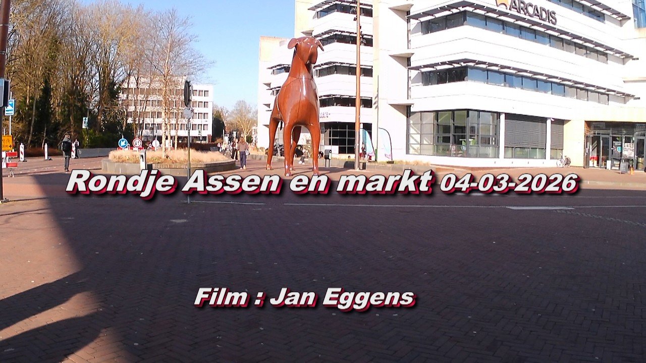 Rondje Assen en markt 04 03 2026