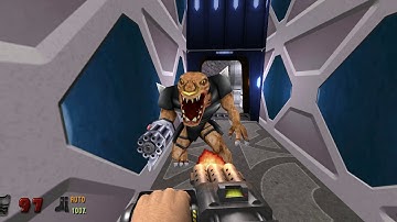 Duke Nukem 3D - E2L8: Dark Side - EDuke32+Polymer+HiRes - UltraWide