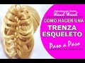 Peinados Faciles y Rapidos: Como Hacer Trenzas Esqueleto PASO A PASO!