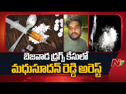 A6 Madhusudhan Reddy Arrested In Vijayawada Drugs Case | NTV Telugu - NTVTELUGU