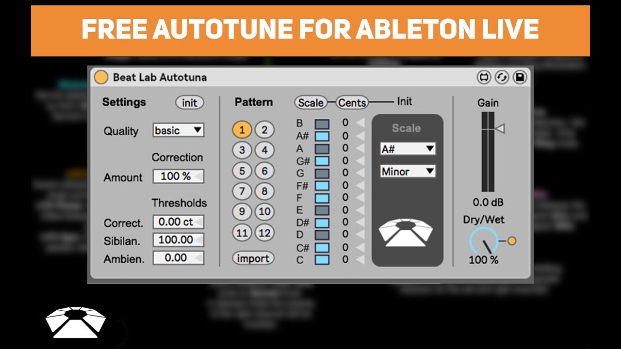 Auto tune pro ableton