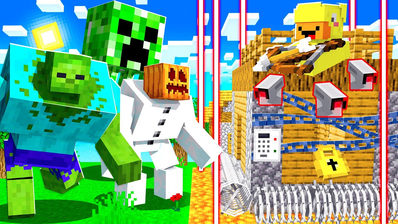 Mutant Mobs vs Dream Minecraft House