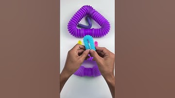 Relaxing ASMR Crunchy POP TUBE #funny #satisfyingvideos #relaxing #oddasmr #poptubesounds #insideout