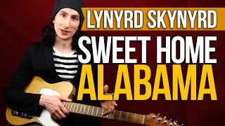 Как играть на гитаре Sweet Home Alabama - Lynyrd Skynyrd - Уроки игры на гитаре Первый Лад Как играть на гитаре Sweet Home Alabama - Lynyrd Skynyrd - Уроки игры на гитаре Первый Лад
